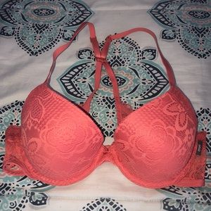 Aerie Choral Pink Day to Play Push-up Bra